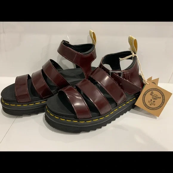 Cherry red Doc sandals - Picture 3 of 7